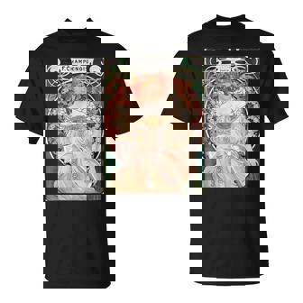 F Champenois Imprimeur-Editeur By Alphonse Mucha Tシャツ - Kawaiitshirt