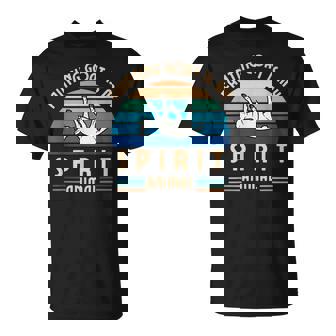 Fainting Goat Is My Spirit Animal T-Shirt - Monsterry