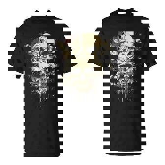 Fairy Grunge Fairycore Y2k Skulls Dainty Butterflies Gothic T-Shirt | Mazezy