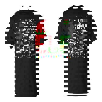 Family Matching Pajamas Gymnastics ELF Christmas T-Shirt | Mazezy