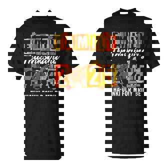 Family Thanksgiving Crew 2025 Dabbing Turkey Matching Fall T-Shirt - Monsterry