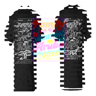 Family Vacation 2026 Aruba Matching Summer Vacation Women T-Shirt | Mazezy