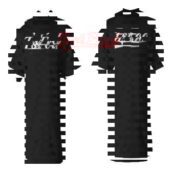 Fast Food Burger Fries Quick Meal Vintage Varsity Throwback T-Shirt | Mazezy