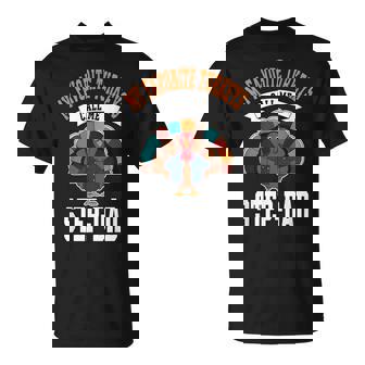 My Favorite Turkeys Call Me Step-Dad T-Shirt | Mazezy