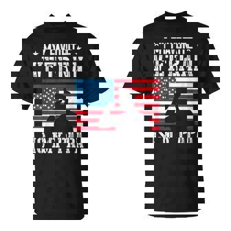 My Favorite Veteran Is My Papa Grandpa Thank You Veterans T-Shirt - Thegiftio