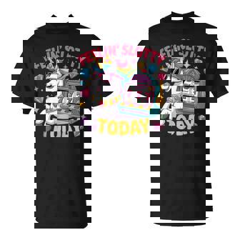 Feeling Slotty Today Slot Machine Unicorn Casino Gambling T-Shirt | Mazezy