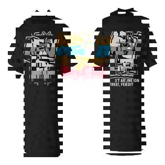 Feline Life Cool Urban Cat Graffiti Street Style Vibes T-Shirt | Mazezy