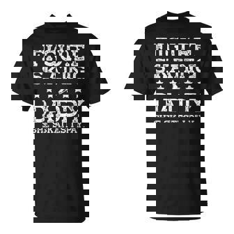 Figure Skating Daddy She Skates I Pay Fathers Day T-Shirt | Mazezy