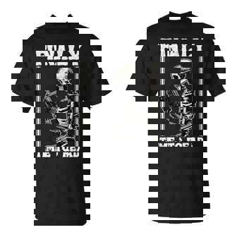 Finally Time To Read Book Lover Bookworm スケルトン 面白い本 Tシャツ - Kawaiitshirt