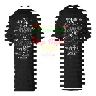 First Christmas As A Step Mom 2025 New Mommy Xmas T-Shirt | Mazezy