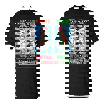 First Coffee Then Data Sped Teacher Working A Break T-Shirt - Monsterry