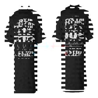 First Time Pops Est 2026 Promoted To Pops T-Shirt | Mazezy