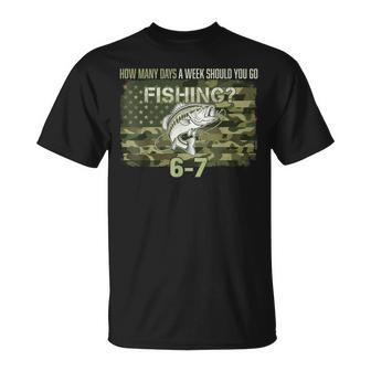 Fishing Boy American Camouflage Usa Flag Bass Fish 67 T-Shirt - Thegiftio