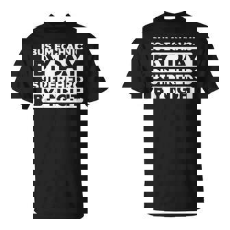 Fleet Maintenance Engine Public Transport Bus Mechanic T-Shirt | Mazezy