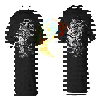 Fleur Taoïsme Yin Yangymboleur Taijitu Zen Yin Yang T-Shirt - Cadeauxyz