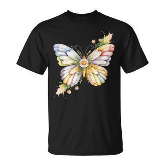 Fleurs Papillon Papillons Lépidoptériste T-Shirt - Cadeauxyz
