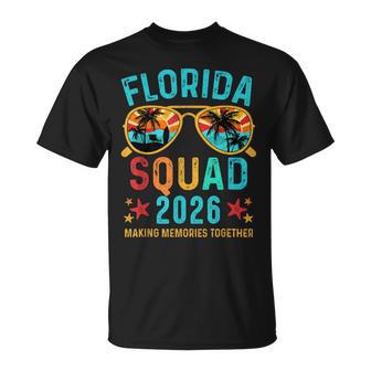 Florida Vacation Squad 2026 Family Matching Vintage T-Shirt - Thegiftio UK