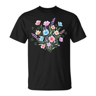 Flowers Wildflower Cute Floral Gardening T-Shirt - Seseable