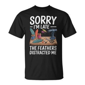 Fly Tying Fishing For Anglers And Fly Fishers T-Shirt | Mazezy