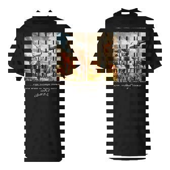 Follow The Word Not The Herd Christian Western Highland Cow T-Shirt - Monsterry