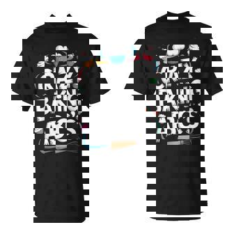 Fondant Alphabet Baking Lover Baking Decorating Cookies T-Shirt | Mazezy