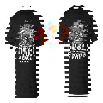 Football Nanny Football Player Family Matching T-Shirt | Mazezy