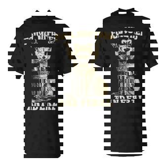 Foul Mouthed And Feral Raccoon Trash Panda T-Shirt | Seseable CA