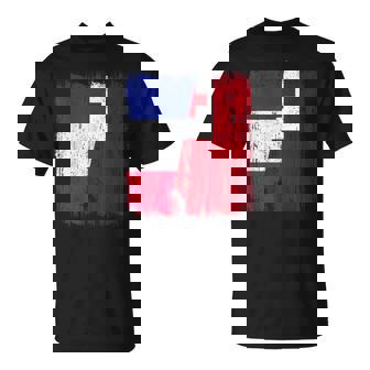 France Tonga Half Flag French Tongan Heritage T-Shirt | Mazezy