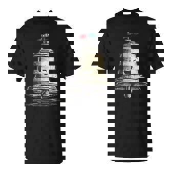 Freedom Bell Face For Ringing And Liberty Lovers T-Shirt | Mazezy