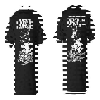 French Bulldog With Balaclava Gangster Hustle Money Men Women Kids T-Shirt | Mazezy