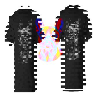 French-Bulldog-Dog Dog-Breed Pop-Art Dogs T-Shirt | Mazezy
