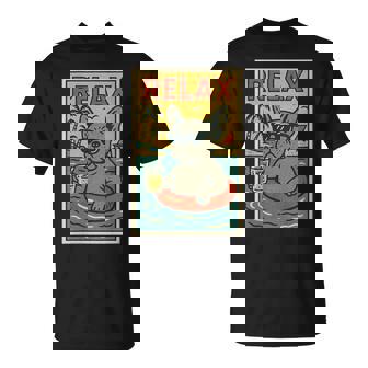 French Bulldog Relaxing Comic Book Style Frenchie Relax T-Shirt | Mazezy