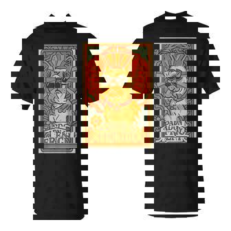 French Bulldog Vintage Pop Art Nouveau Tarot Card Frenchie Men Women Kids T-Shirt | Mazezy