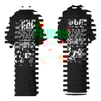 Friday Shopping Crew Christmas Lights Shopping Family T-Shirt | Mazezy