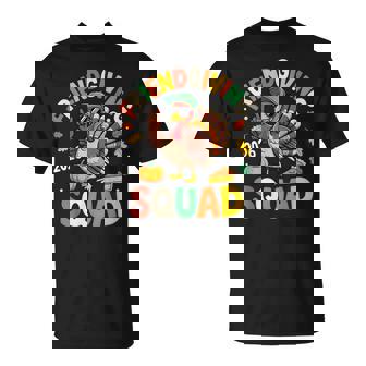 Friends Giving Squad 2026 Groovy Turkey Pumpkin Thanksgiving T-Shirt | Mazezy