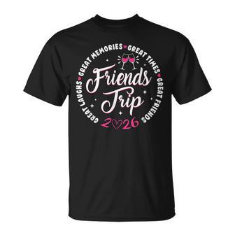 Friends Trip 2026 Vacay Trip Cruising Friends Matching T-Shirt | Mazezy