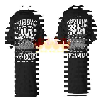 Friendsgiving Squad Get Flocked Up Turkey T-Shirt - Monsterry