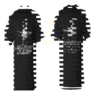 Früher War Alles Leichter Ich Zum Beispiel Dicke Möwe Fun T-Shirt - Geschenkecke
