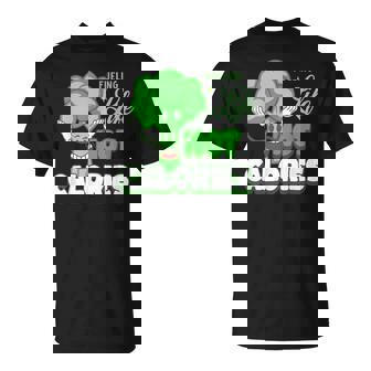 Fueling Life Not Calories Healthy Food Broccoli T-Shirt | Mazezy