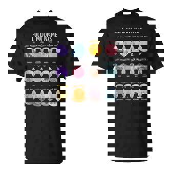 Full Moon Names By Month Calendar Tees Tops & Accessories Tank Top T-Shirt | Mazezy