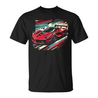 Fun Racing Laferrari F70 Italian Hypercar Supercar T-Shirt | Mazezy