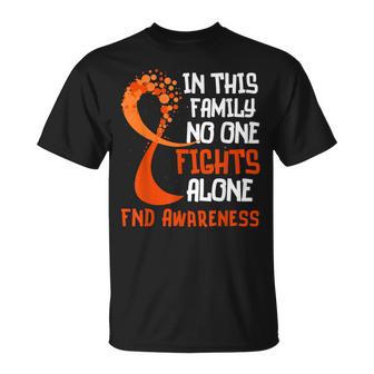 Functional Neurological Disorder Awareness Fnd Ribbon Family T-Shirt - Thegiftio