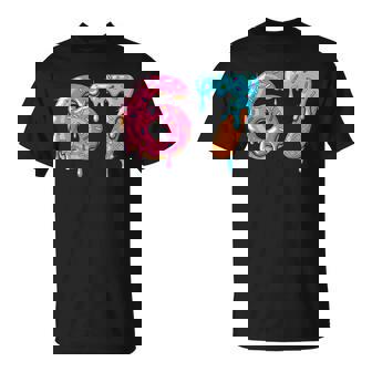 6 7 Six Seven Halloween Costume Meme Donut Ice Cream T-Shirt - Seseable