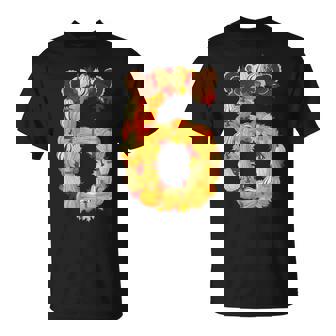 6 7 Six Seven Meme Couple Thanksgiving Turkey Number 6 T-Shirt - Thegiftio