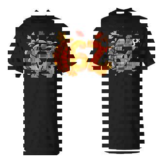 6 7 Six Seven Meme Thanksgiving Turkey Holiday T-Shirt - Monsterry