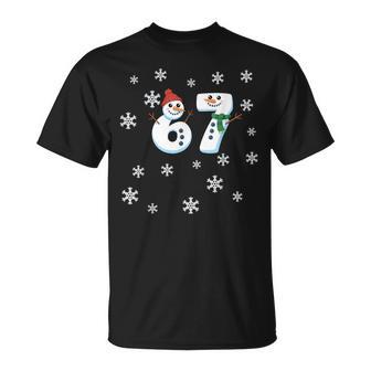67 Winter Snowman Middle School 6 7 67 Meme T-Shirt - Thegiftio UK