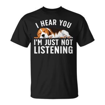 Beagle For Dad Mom Beagle Dog Lovers T-Shirt | Mazezy