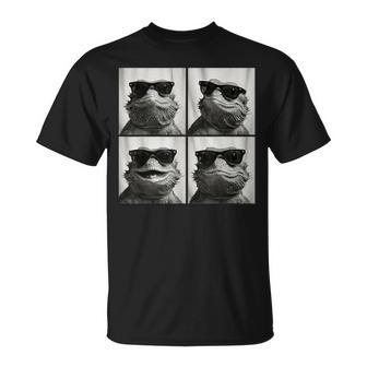 Bearded Dragon Lover Cute Beardie Lizard Photo Booth T-Shirt - Thegiftio