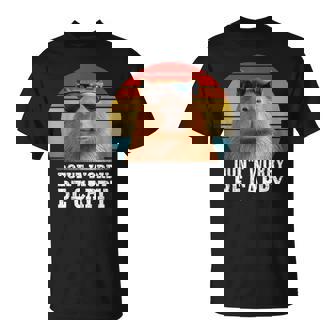 Capybara Be Cappy For Adults Capybara Love T-Shirt | Mazezy