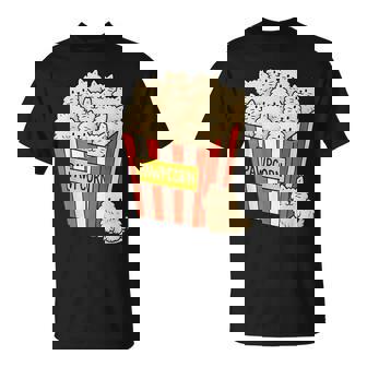 Cat Owner Pawpcorn Popcorn Pun Cute Kittens Cat Lover T-Shirt | Seseable CA